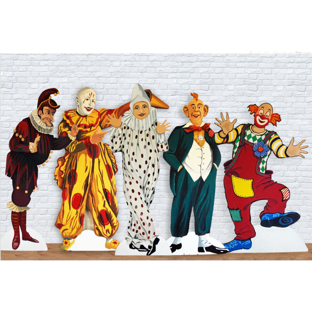 CIR074 Circus Clown, Auguste Visual Impact Hire